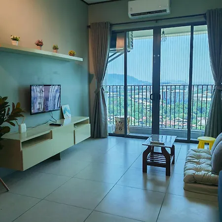 Modern Comfy Suite Room-9Pax Perai Exterior photo